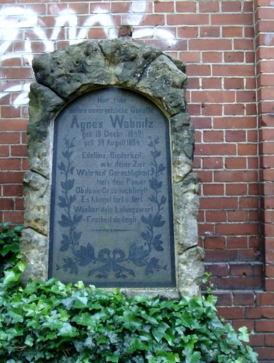 Grabstätte von Agnes Wabnitz
