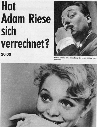 Karin Ugowski in Hat Adam Riese sich verrechnet