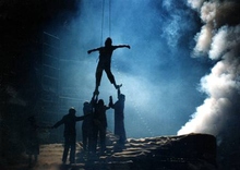 100 Jahre CDU - Spiel ohne Grenzen - Bühnenbild - Volksbühne