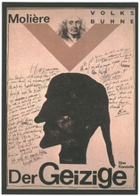 Der Geizige - Volksbühne - Poster