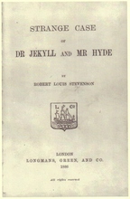 Dr Jekyll and Mr Hyde - Robert Louis Stevenson -1886