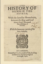 Heinrich IV. - William Shakespear - 1589