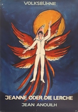Jeanne oder Die Lerche - Volksbühne - Poster